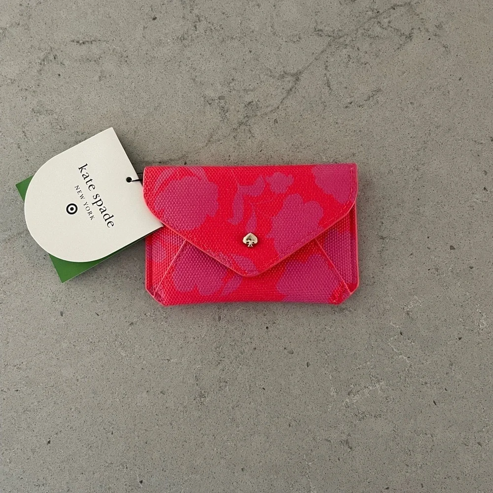 NWT Kate Spade Target Collection Pink Floral Card Holder​​​